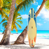 NNECW Bullet-headed Surfboard with Premium Sup Accessories for Fishing & Yoga Middle Size