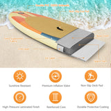 NNECW Bullet-headed Surfboard with Premium Sup Accessories for Fishing & Yoga Middle Size