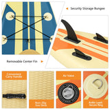 NNECW Bullet-headed Surfboard with Premium Sup Accessories for Fishing & Yoga Middle Size