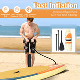 NNECW Bullet-headed Surfboard with Premium Sup Accessories for Fishing & Yoga Middle Size