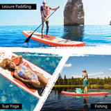 NNECW Floating Board with Premium Sup Accessories & Adjustable Paddle for Fishing & Yoga