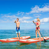 NNECW Floating Board with Premium Sup Accessories & Adjustable Paddle for Fishing & Yoga