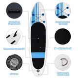 NNECW Inflatable Water Yoga Sup with Adjustable Paddle for Youth and Adult