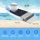 NNECW Inflatable Water Yoga Sup with Adjustable Paddle for Youth and Adult
