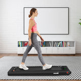 NNECW Electric Folding Treadmill with Bluetooth Speaker for Home Black