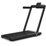 NNECW Electric Folding Treadmill with Bluetooth Speaker for Home Black