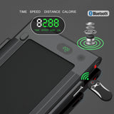 NNECW Electric Folding Treadmill with Bluetooth Speaker for Home Black