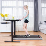 NNECW Electric Folding Treadmill with Bluetooth Speaker for Home Silver