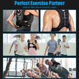 NNECW 15 kg Training Vest with Adjustable Buckles and Net bag for Strengthening Muscles/Running/Walking