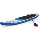 NNECW Portable Surfboard with Premium Sup Accessories & Adjustable Paddle for Fishing & Yoga