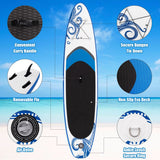 NNECW Portable Surfboard with Premium Sup Accessories & Adjustable Paddle for Fishing & Yoga