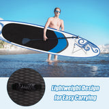 NNECW Portable Surfboard with Premium Sup Accessories & Adjustable Paddle for Fishing & Yoga