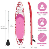 NNECW Inflatable Stand up Paddle Board with Hand Pump for Yoga Large Size