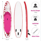 NNECW Inflatable Stand up Paddle Board with Hand Pump for Yoga Middle Size