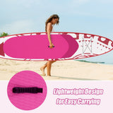 NNECW Inflatable Stand up Paddle Board with Hand Pump for Yoga Middle Size