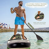NNECW Inflatable Stand up SUP Paddle Board with 3 Fins Thuster