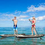 NNECW Inflatable Stand up SUP Paddle Board with 3 Fins Thuster