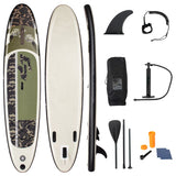 NNECW Inflatable Stand up SUP Paddle Board with 3 Fins Thuster