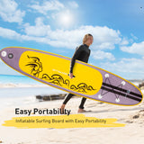 NNECW Inflatable SUP Board Set with High Pressure Paddle Board