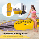 NNECW Inflatable SUP Board Set with High Pressure Paddle Board