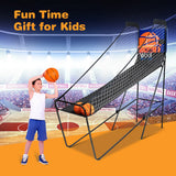 NNECW Portable Arcade Basketball Game with Electronic Scorer for Indoor Party