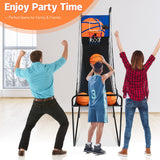 NNECW Portable Arcade Basketball Game with Electronic Scorer for Indoor Party