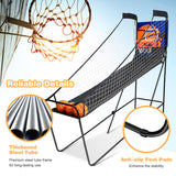 NNECW Portable Arcade Basketball Game with Electronic Scorer for Indoor Party