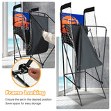 NNECW Portable Arcade Basketball Game with Electronic Scorer for Indoor Party