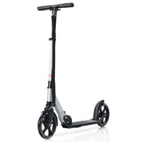 NNECW Folding Kids Scooter with Adjustable Height and Anti-Shock Suspension-Silver