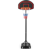 NNECW Basketball Hoop for Kids with 5-Level Heights for Indoor & Outdoor