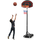 NNECW Basketball Hoop for Kids with 5-Level Heights for Indoor & Outdoor