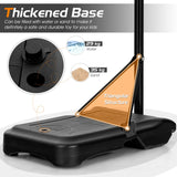 NNECW Basketball Hoop for Kids with 5-Level Heights for Indoor & Outdoor