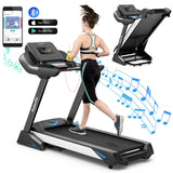 NNECW 4.75 HP Treadmill with APP and Auto Incline for Home & Apartment