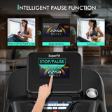 NNECW 4.75 HP Treadmill with APP and Auto Incline for Home & Apartment