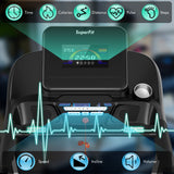 NNECW 4.75 HP Treadmill with APP and Auto Incline for Home & Apartment