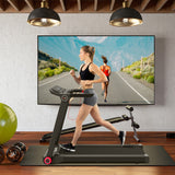 NNECW Folding Treadmill with 3.75HP Motor & Bluetooth Speaker