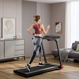 NNECW Folding Treadmill with 3.75HP Motor & Bluetooth Speaker
