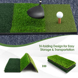 NNECW 3-in-1 Golf Hitting Mat with Realistic Synthetic Turf for Indoor and Outdoor Golf Practice