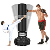 NNECW Punching Bag with Stand with Fillable Suction Cup Base for Adults