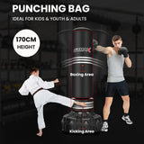 NNECW Punching Bag with Stand with Fillable Suction Cup Base for Adults