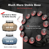 NNECW Punching Bag with Stand with Fillable Suction Cup Base for Adults