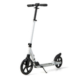 NNECW Foldable Lightweight Scooter with Adjustable Handlebar for Kids-White