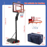 NNECW Indoor Outdoor Basketball Hoop with 5-10 FT Adjustable Height
