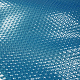 NNEDPE 400 Micron Solar Swimming Pool Cover Silver/Blue - 11m x 6m