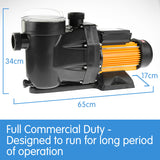NNEDPE HydroActive Swimming Pool Water Pump - 1500W