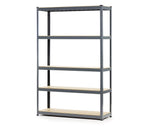 NNEDPE Heavy Duty 5 Shelf Storage Unit - 180 x 120 x 40cm
