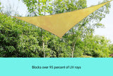 NNEDPE Wallaroo Triangle Shade Sail 7x7x7 - Sand