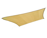 NNEDPE Wallaroo Rectangular Shade Sail: 3m x 5m - Sand