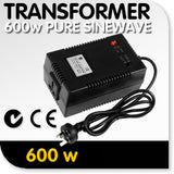 NNEDPE Sinewave Step-Down Transformer: 240v to 120v, 600 watts (4.5 amps)