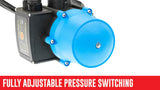 NNEDPE Automatic Water Pump Pressure Switch Controller - Blue